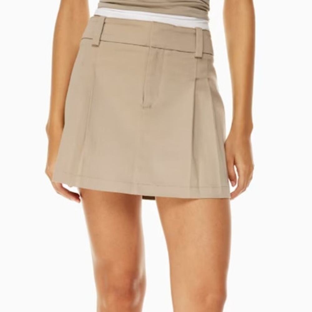 Aritzia Sunday Best Pleated Mini Skirt